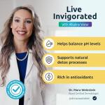 Invigorated Alkaline Water Machine - Countertop Filter Dispenser for Home/Office - 300 Gallon Capacity - 3 pH001 Filters - 3.3 gal