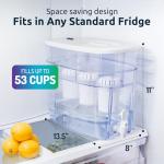 Invigorated Alkaline Water Machine - Countertop Filter Dispenser for Home/Office - 300 Gallon Capacity - 3 pH001 Filters - 3.3 gal