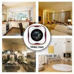 CHENGHEM Carbon Monoxide Detector, Plug-in CO Detector with LCD Temperature and Humidity Display, 3-in-1 Carbon Monoxide Detector & Indoor Air Quality Monitor for Homes Offices RV Hotel(1Pack)