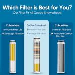 Cobbe 4 Pack Handheld Shower Filter Replacement Beads