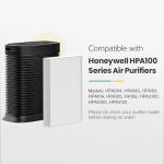 HPA100 True HEPA Filter Replacement HRF-ARVP100 for Honeywell HPA100 Series Air Purifier, HPA094, HPA104, HPA105 HPA3100, HPA5100 Series, 2 HEPA R and 8 Precut Carbon Pre-Filters A