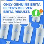Brita Plus Water Filter, BPA-Free, High-Density Replacement Filter for Pitchers and Dispensers, Reduces 2x Contaminants*, Lasts Two Months or 40 Gallons, Includes 3 Filters