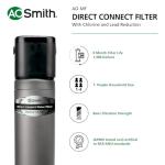 AO Smith Under Sink Water Filter System - Basic Direct Connect Main Faucet Clean Water Filtration - Carbon Block Filter Reduces Up to 99% of 9 Harmful Contaminants - AO-MF