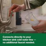 AO Smith Under Sink Water Filter System - Basic Direct Connect Main Faucet Clean Water Filtration - Carbon Block Filter Reduces Up to 99% of 9 Harmful Contaminants - AO-MF