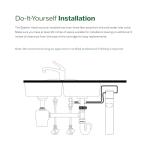 AO Smith Under Sink Water Filter System - Basic Direct Connect Main Faucet Clean Water Filtration - Carbon Block Filter Reduces Up to 99% of 9 Harmful Contaminants - AO-MF