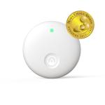 Airthings 322 Wave Enhance -Indoor Air Quality Monitor for CO2, VOC, Humidity, Temp, Pressure plus Noise & Light Sensors - Monitors Conditions for Sleep in Bedrooms & for Concentration in Home Offices