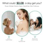 Cobbe HD HEAVY DUTY High Output Shower Filter – 99% REMOVAL Shower Head Filter for Hard Water, Heavy Metals, Chlorine and Harmful Substance, Improve your skin and hair - Black