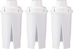 Amazon Basics Replacement Water Filters for Pitchers, Compatible with Brita, 3-Pack