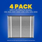 AprilAire 210 Replacement Filter for AprilAire Whole House Air Purifiers - MERV 11, Clean Air & Dust, 20x25x4 Air Filter (Pack of 4)