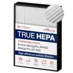LifeSupplyUSA True HEPA Filter Replacement Compatible with Envion AllergyPro AP450 Air Purifier