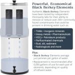Royal Berkey Gravity-Fed Stainless Steel Countertop Water Filter System 3.25 Gallon with 2 Authentic Black Berkey Elements BB9-2 Filters