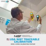 USA NIST Calibrated 4 Gas Monitor by Forensics | O2, CO, H2S, LEL | USB Recharge |