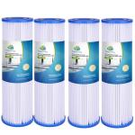 CFS – 4 Pack Sediment Water Filter Cartridges Compatible with American Plumber W20CLA Models – Removes Bad Taste and Odor – Whole House Replacement Filter Cartridge – 5 Micron