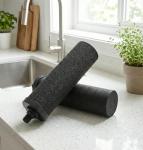 AquaEasy Stainless Steel Gravity Water Filter System (2.25 Gallon) with 2X Activated Carbon Filter, Stainless Steel Tap and Stand | Countertop Water Filtration System (Matte)