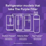 everydrop by Whirlpool Ice and Water Refrigerator Filter 1, EDR1RXD1, Single-Pack , Purple
