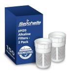 Seychelle pH2O Alkaline Water Filter Pitcher Replacement - 2 Pack