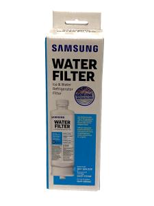 SAMSUNG Genuine Filter for Refrigerator Water and Ice, Carbon Block Filtration, Reduces 99% of Harmful Contaminants for Clean, Clear Drinking Water, 6-Month Life, HAF-QIN/EXP, 1 Pack