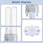 LB4000 Replacement Bulb Compatible with Germ Guardian AC4825 AC4850PT AC4300BPTCA AC4300BPT AC4850 AC4900 AC4900CA AC4800 AC4900 Purifiers Replace 5W UV-C Bulb(2 Packs)