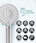 High-Pressure Handheld Shower Head with Filters
