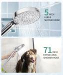 High-Pressure Handheld Shower Head with Filters
