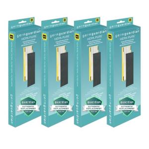 GermGuardian Filter B HEPA Pure Genuine Air Purifier Replacement Filter, Removes 99.97% of Pollutants for AC4825, AC4300, AC4900, AC4825DLX, AC4850, CDAP4500, AP2200, Black/Yellow, FLT4825