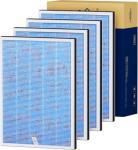 Membrane Solutions MSA3/MSA3S Genuine Original Air Purifier Filter Replacement 4 Pack, Upgraded 4-in-1 H13 True HEPA Filter with OdallerPure Technology,