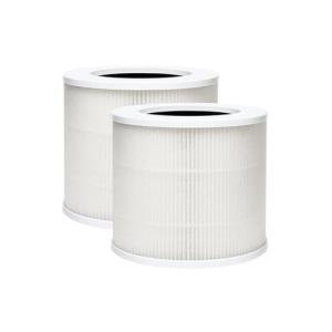 Nispira 3-in-1 True HEPA Activated Carbon Filter Replacement For Proton Pure Portable Air Purifier Remove Smoke, 2 Packs