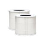 Nispira 3-in-1 True HEPA Activated Carbon Filter Replacement For Proton Pure Portable Air Purifier Remove Smoke, 2 Packs