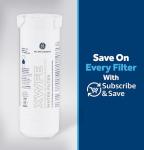 GE XWFE Refrigerator Water Filter, Genuine Replacement Filter, Certified to Reduce Lead, Sulfur, and 50+ Other Impurities, Replace Every 6 Months for Best Results, Pack of 1