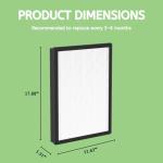 Nispira True HEPA Filter Compatible with Envion Allergy Pro AP450 Air Purifier Part AP450F. 2 Pack