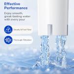 3-Pack Water Filter Replacements for Brita Water Pitchers and Dispensers, NSF 53 Certified to Reduce Chlorine and Bad Taste, BPA free
