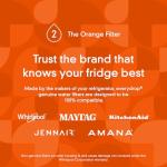 Everydrop by Whirlpool Ice and Water Refrigerator Filter 2, EDR2RXD1, Single-Pack