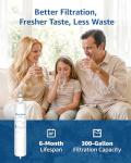 Maxblue Replacement for GE® RPWFE®, RPWF (with CHIP) Refrigerator Water Filter, Compatible with WSG-4, WF277, GFE28GMKES, PFE28KBLTS, GFD28GSLSS, PWE23KSKSS, GYE22HMKES, DFE28JSKSS