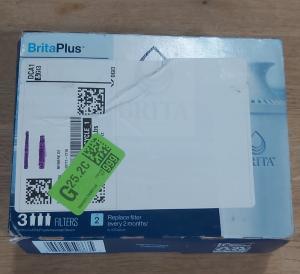 Brita Plus Water Filter, BPA-Free, High-Density Replacement Filter for Pitchers and Dispensers, Reduces 2x Contaminants*, Lasts Two Months or 40 Gallons, Includes 3 Filters