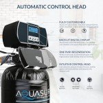 Aquasure Harmony Series 48,000 Grains Whole House Water Softener w/High Efficiency Digital Metered Control Head (48,000 Grains)