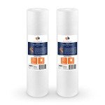 Aquaboon 5 Micron 20 x 4.5 Whole House Sediment Filter Cartridge 20 inch Water Filter Replacement Compatible with DGD-5005-20, FP25B, AP810-2, 2-Pack