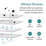 AQUA CREST AP110 Whole House Water Filter, Sediment Filter, 5 Micron, Replacement for 3M® Aqua-Pure AP110, Culligan® P5, APEC, GE FXUSC, Whirlpool®, Any 10" x 2.5" Home Water Filter, Pack of 6