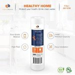 Aquaboon Whole House Sediment Filter - 1 Micron Water Filter 10 x 2.5 | Well Water Filter Replacement Compatible with AP110, WHKF-GD05, 6 Pack