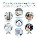 AQUA CREST AP110 Whole House Water Filter, Sediment Filter, 5 Micron, Replacement for 3M® Aqua-Pure AP110, Culligan® P5, APEC, GE FXUSC, Whirlpool®, Any 10" x 2.5" Home Water Filter, Pack of 6