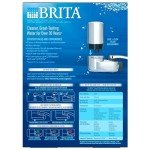 Brita Faucet Mount System, Water Faucet Filtration System with Filter Change Reminder, Reduces 99% of Lead, Made Without BPA, Fits Standard Faucets Only, Elite, Chrome, Includes 1 Replacement Filter
