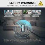 SANSI UV Sanitizer Light with Remote Control Timer, 99.99% UVC Cleaning Lamp 254nm Wavelength, 18W Portable for Home Bathroom Office - Ozone Free