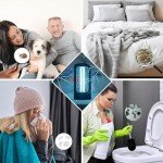 SANSI UV Sanitizer Light with Remote Control Timer, 99.99% UVC Cleaning Lamp 254nm Wavelength, 18W Portable for Home Bathroom Office - Ozone Free