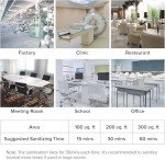 SANSI UV Sanitizer Light with Remote Control Timer, 99.99% UVC Cleaning Lamp 254nm Wavelength, 18W Portable for Home Bathroom Office - Ozone Free