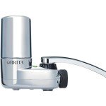 Brita Faucet Mount System, Water Faucet Filtration System with Filter Change Reminder, Reduces 99% of Lead, Made Without BPA, Fits Standard Faucets Only, Elite, Chrome, Includes 1 Replacement Filter