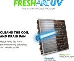 Fresh-Aire Blue Tube 24-Volt UV Light HVAC Air Purification System, Includes 1-Year UVC Lamp #TUV-BTER