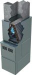 Fresh-Aire Blue Tube 24-Volt UV Light HVAC Air Purification System, Includes 1-Year UVC Lamp #TUV-BTER
