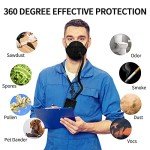 Electric Wearable Air Purifier Maskes,Air Supply,With HEPA Filter,for Dust Work,Painting, Machine Polishing, Welding