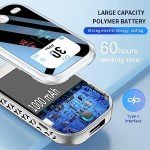 CEKKIENA [3-in-1] Carbon Monoxide Detector Portable Mini Air Quality Monitor Lanyard & Kickstand Smoke Alarm CO Meter Temperature Humidity Sensor Built-in 1000mAh Battery Indoor/Outdoor (Grey) D6