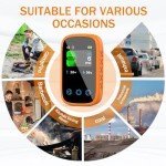 ITEFDTUTNE Portable Carbon Monoxide Detector with Alarm Standable & Lanyard, [3-in-1] Co Detector | Humidity |Temperature, Co Gas Monitor Air Quality for Outdoor Camping Travel RV Car