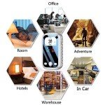 CEKKIENA [3-in-1] Carbon Monoxide Detector Portable Mini Air Quality Monitor Lanyard & Kickstand Smoke Alarm CO Meter Temperature Humidity Sensor Built-in 1000mAh Battery Indoor/Outdoor (Grey) D6